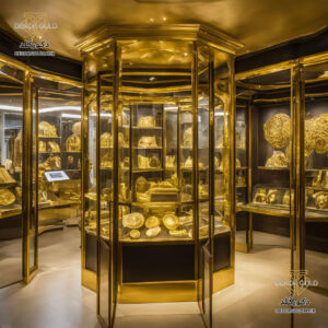 The security of the store window of the goldshop صفحه-اصلی